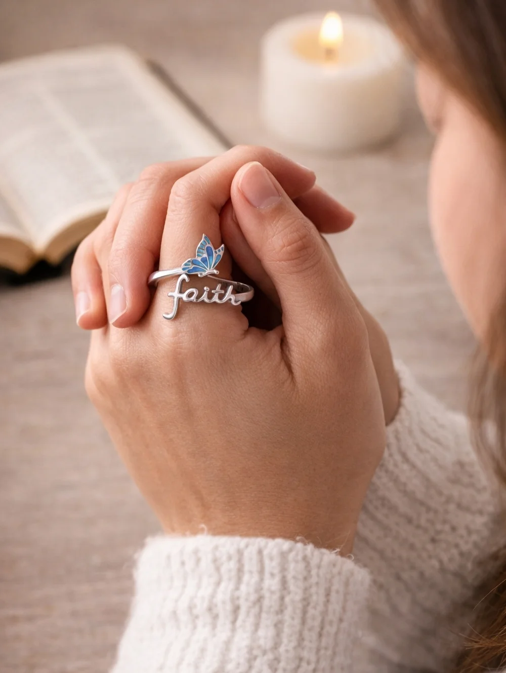 Faith Butterfly Ring • All Things Possible